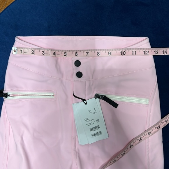 NWT Loveshackfancy x Bogner fire and ice Ireen ski pant in blush. - Picture 16 of 16